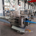 Croissant Burger Bread Pillow Pouch Filling Packing Machine.
